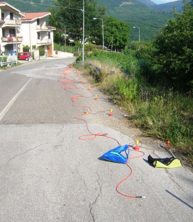 STENDIMENTO SISMICO PER SISTEMAZIONE STRADA